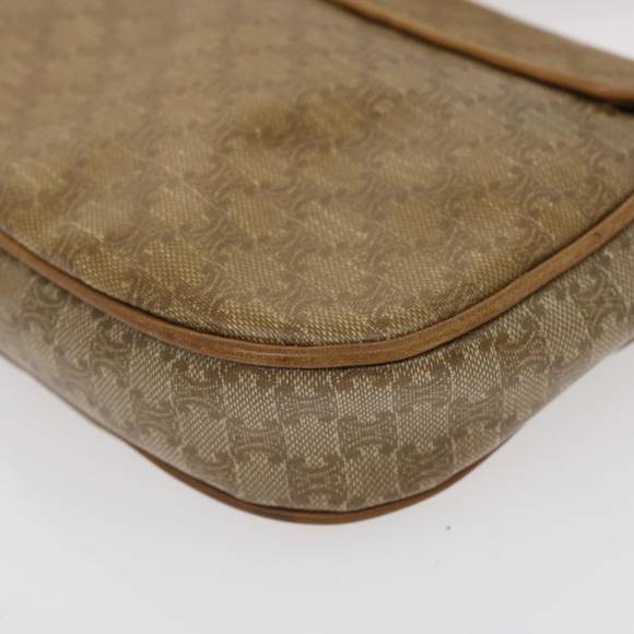 CELINE Macadam Canvas Shoulder Bag Beige Auth 29662 - Picture 15 of 16